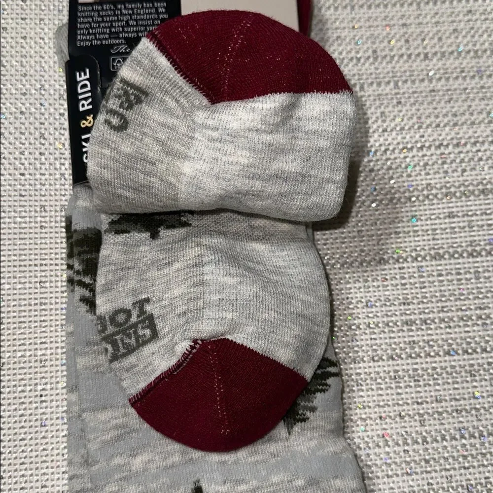 CABOT & SONS SKI & RIDE Merino Wool Heavy Knit Blend Knee High Socks
